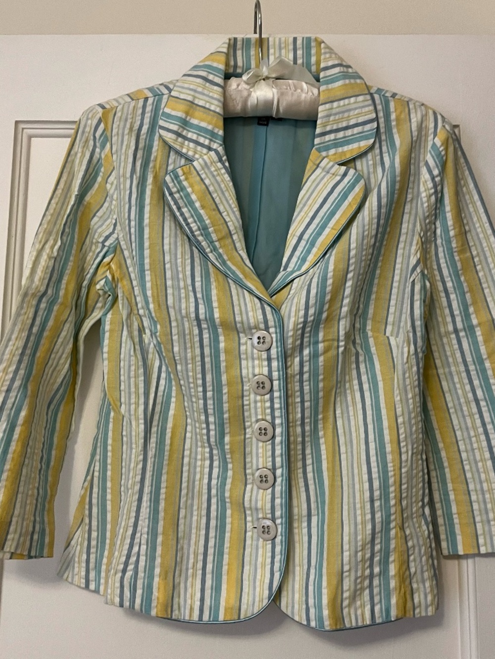 My Michelle Spring/summer Vintage striped blazer and skirt set junior size 5/6
